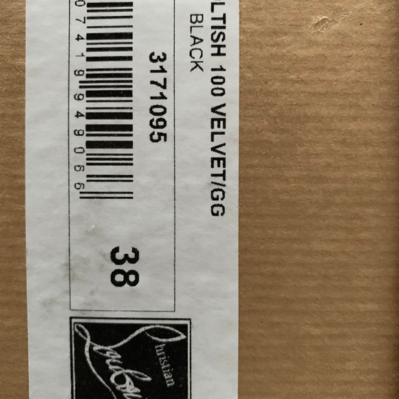 NEW Christian Louboutin Decoltish Black 38 - Picture 7 of 7